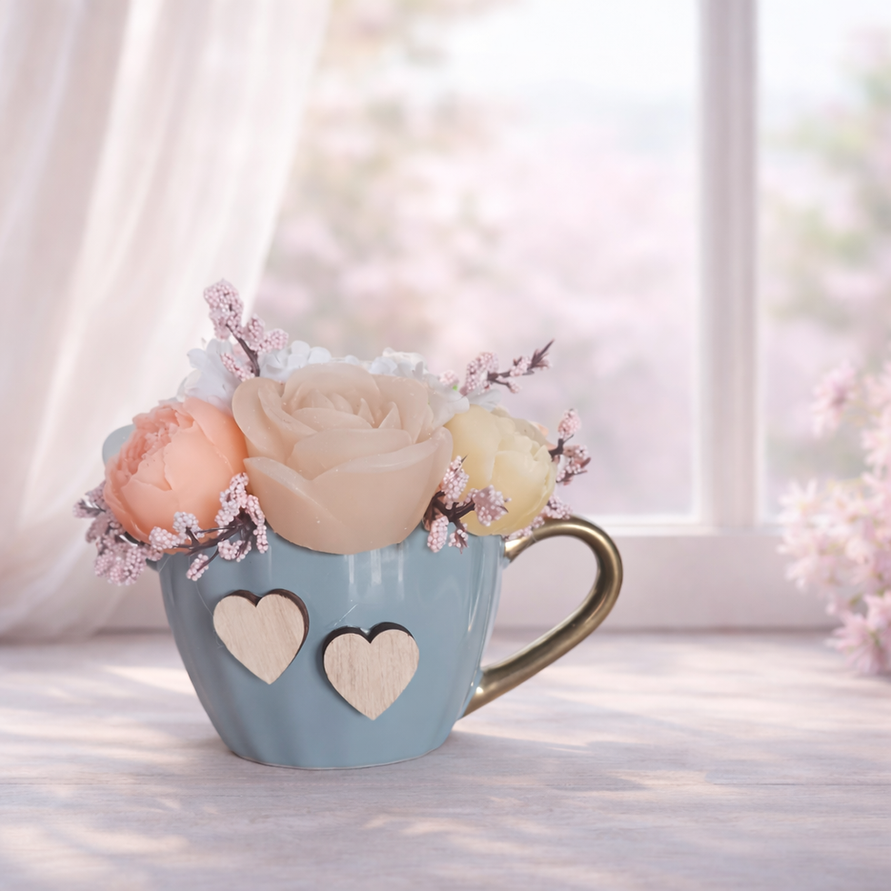 CANECA FLORAL “MÃE É JARDIM”