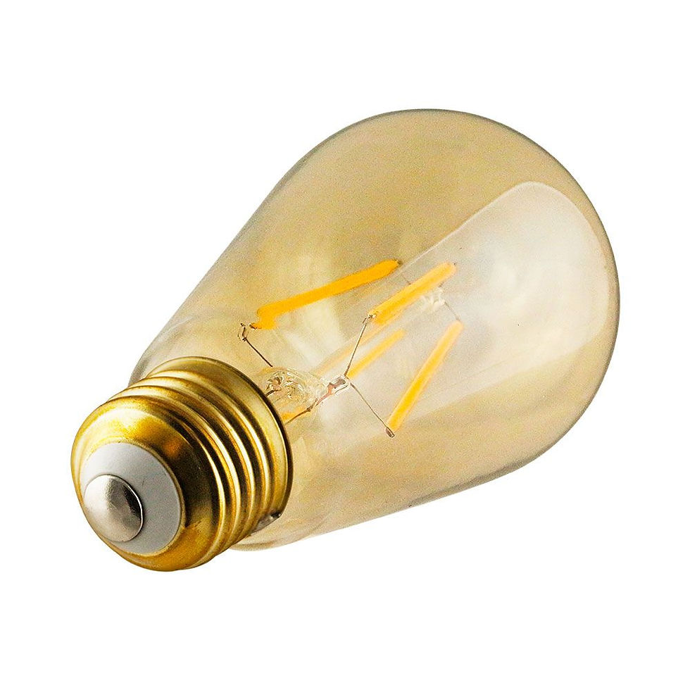 Thumbnail: Vintage Bulb ST19 Amber Tint Energy Star