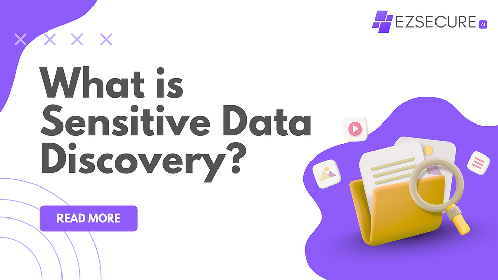What is Sensitive Data Discovery | EzSecure