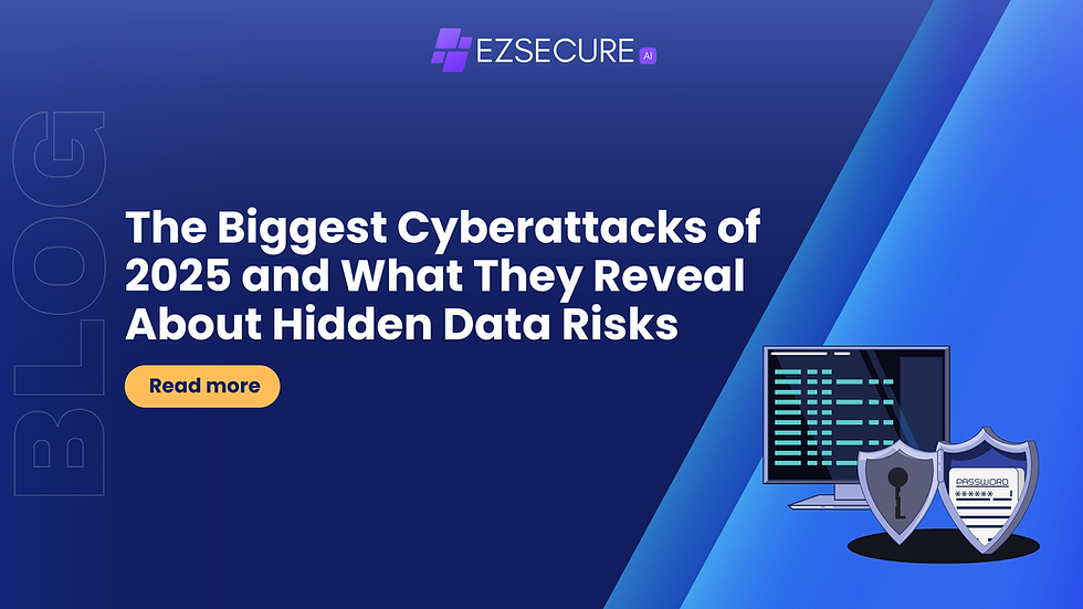 The Biggest Cyberattacks of 2025 and What They Reveal About Hidden Data Risks