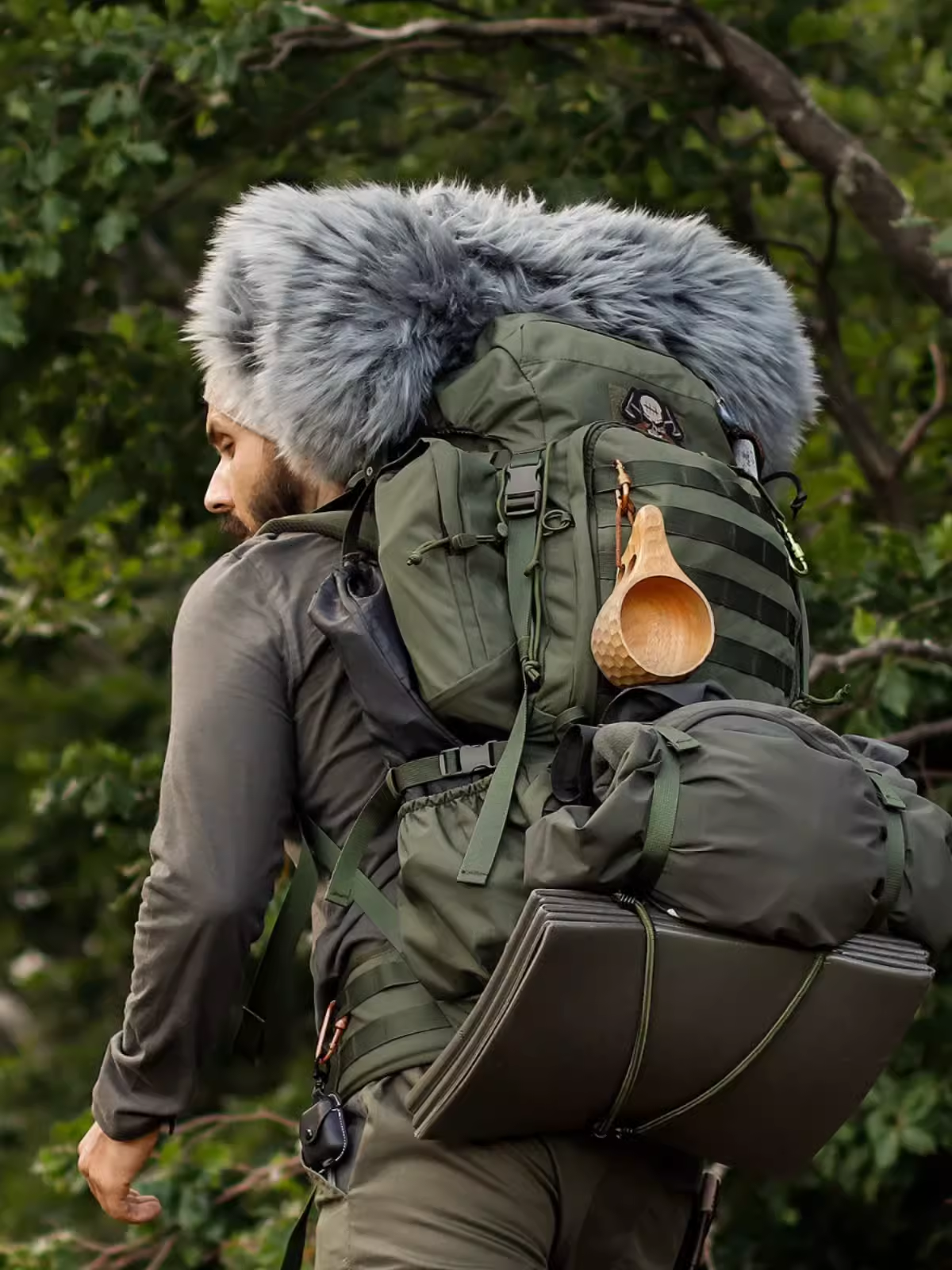 60 litre camping outdoor climbing tactics Long distance extended load pack