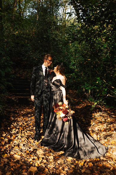 alternative couple in our unique woodnd venue in Lancashire