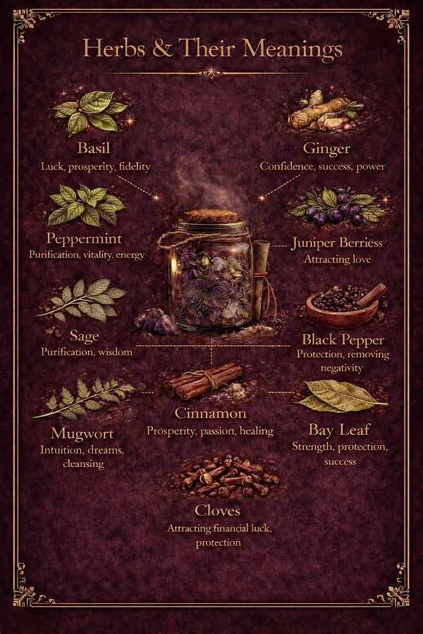 Herbs and their meanings illustrated.png