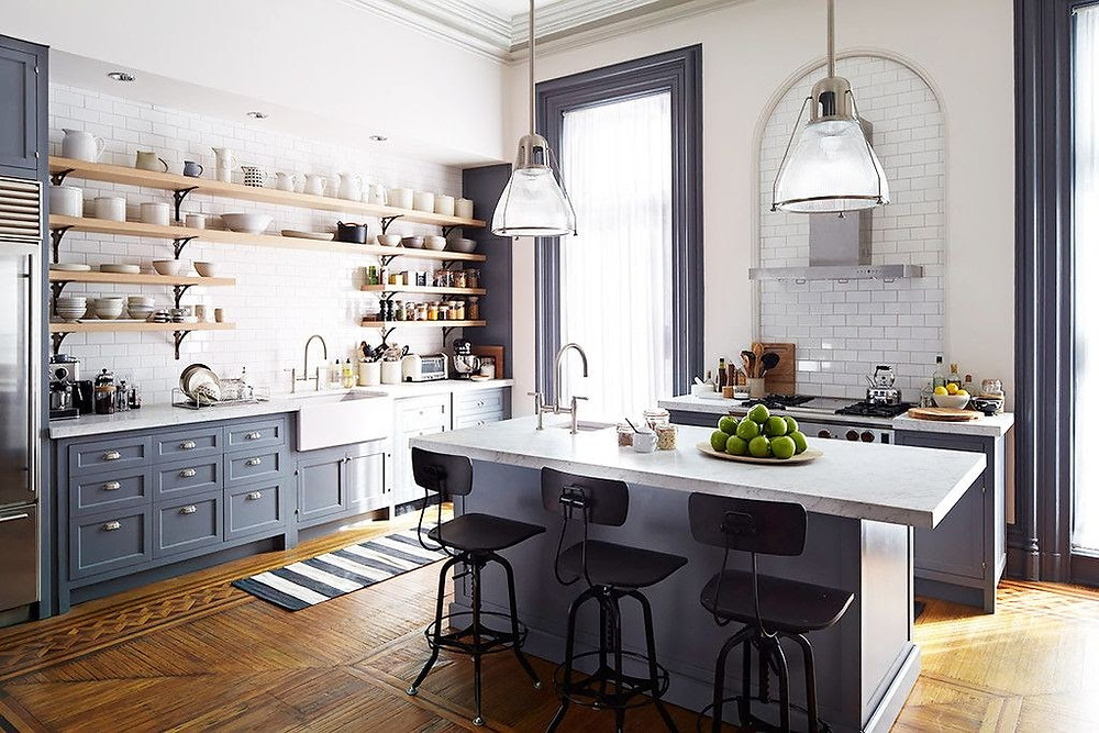 Kitchen from the set of The Intern with Anne Hathaway and Robert De Niro.