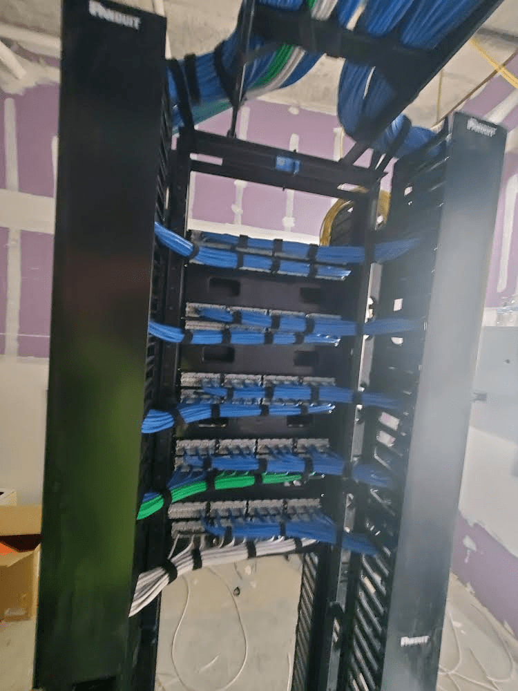 Pineapple House Assisted living Data Rack Termination