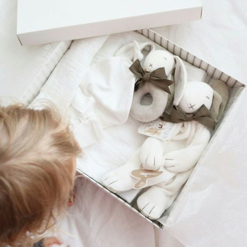 Luxury Organic Baby Gift Box, Ears the Bunny Maud N Lil Organic