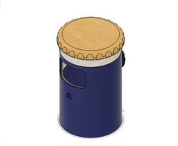 final cad model of the cylindrical design