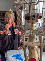 Décos du printemps à l'abri permanent