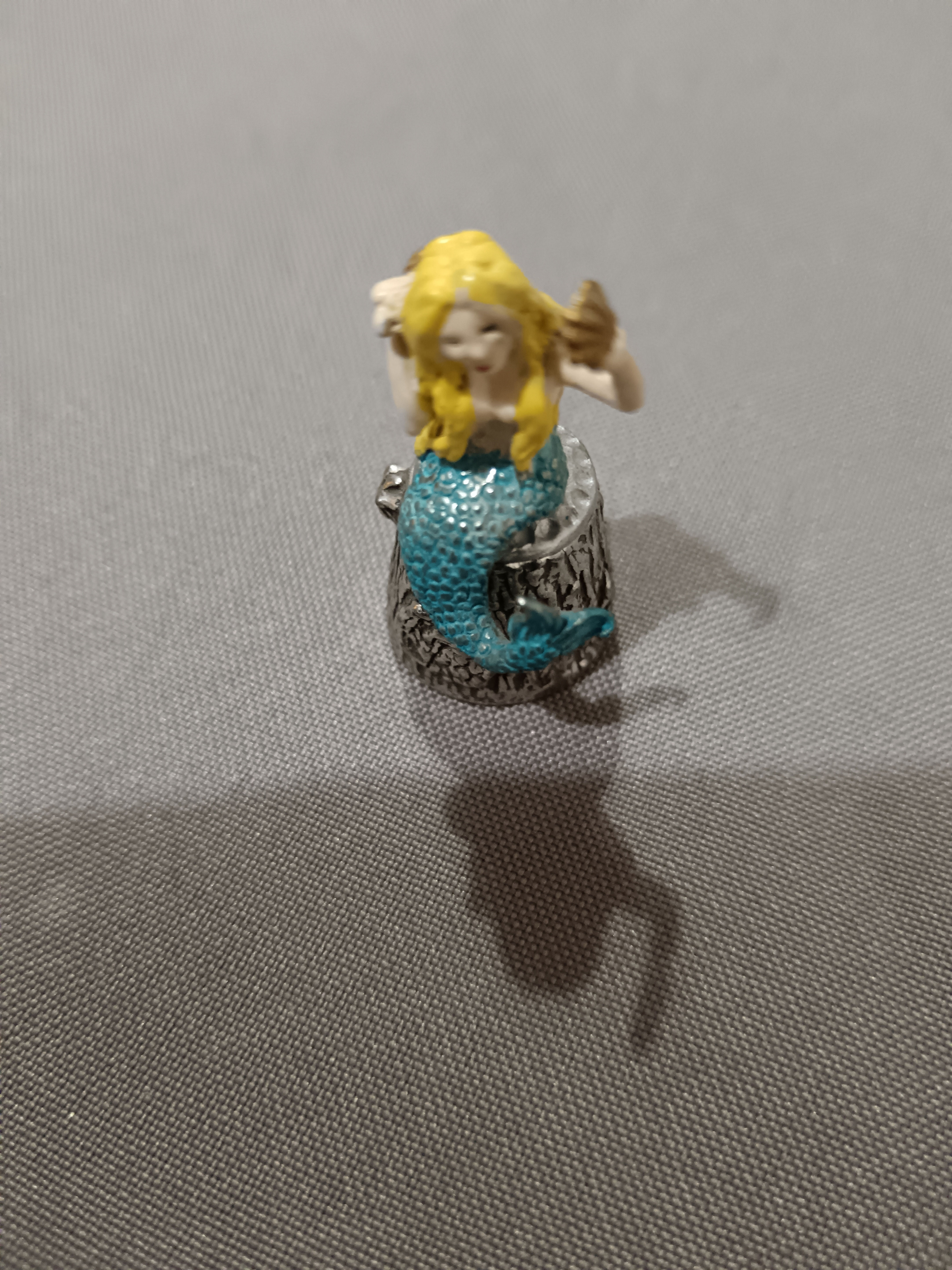 Mermaid Pewter Thimble