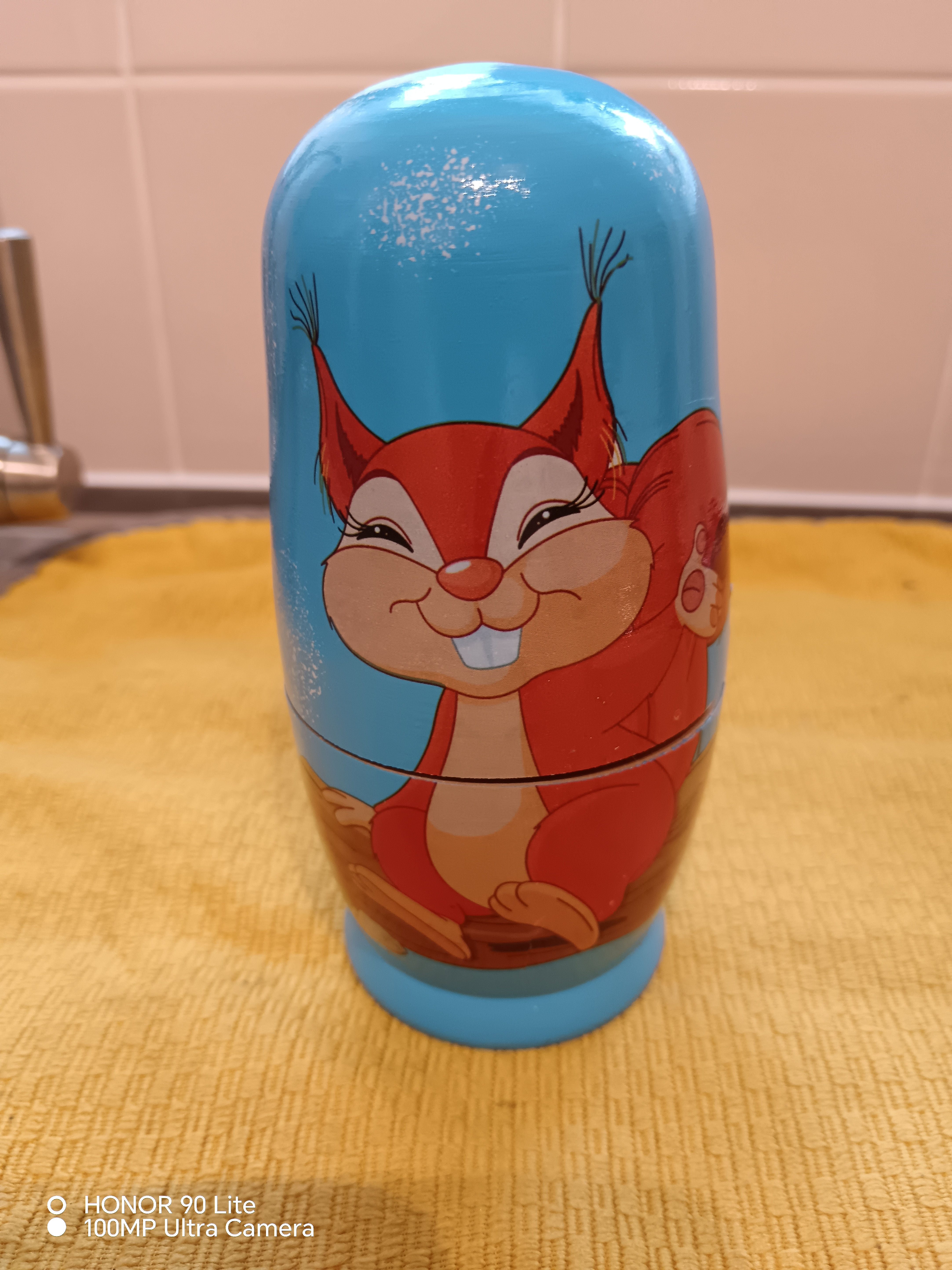 Squirrel Wooden Nesting Dolls
