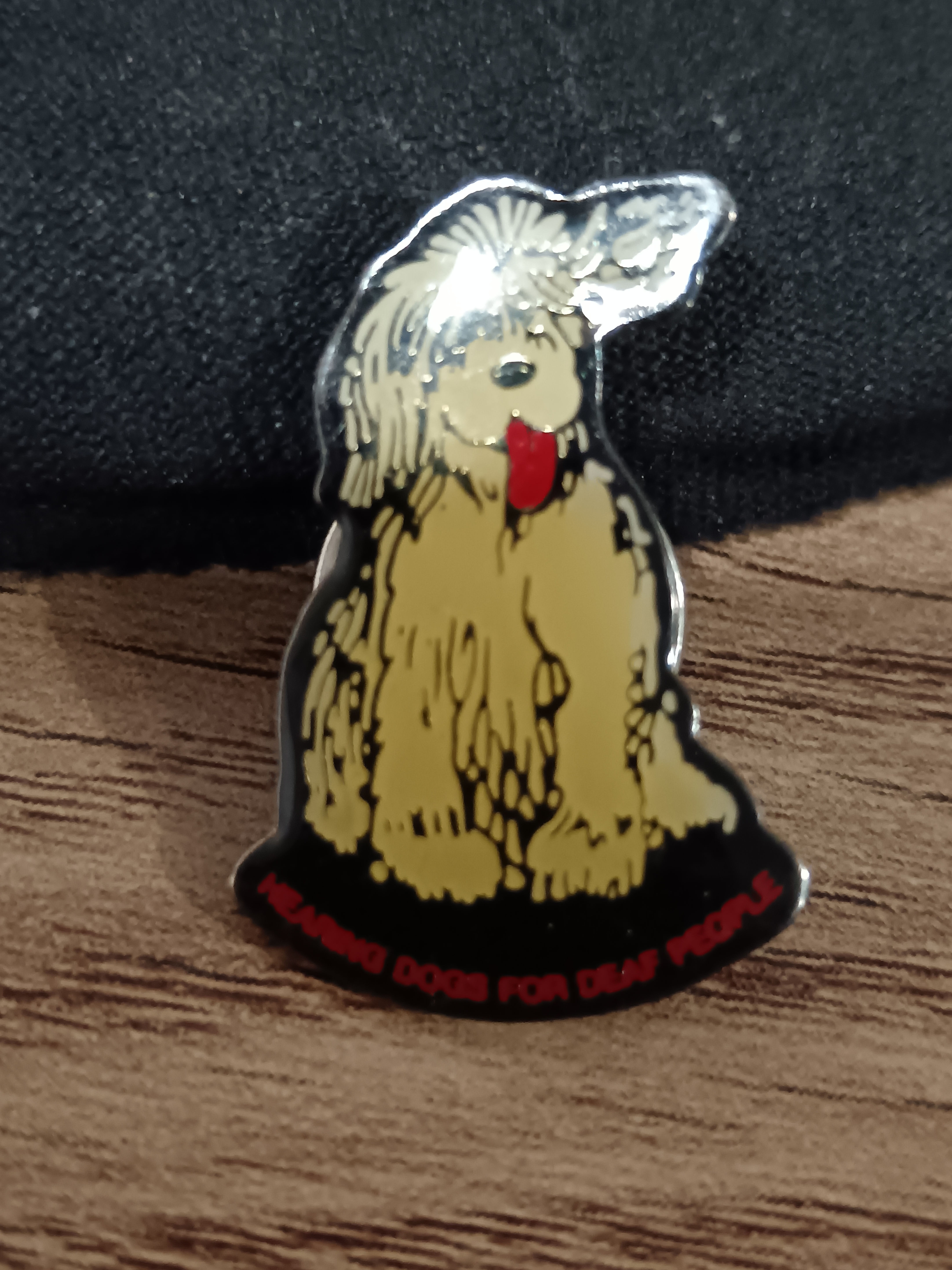 Dogs for Deaf People Support  -Pin Badge