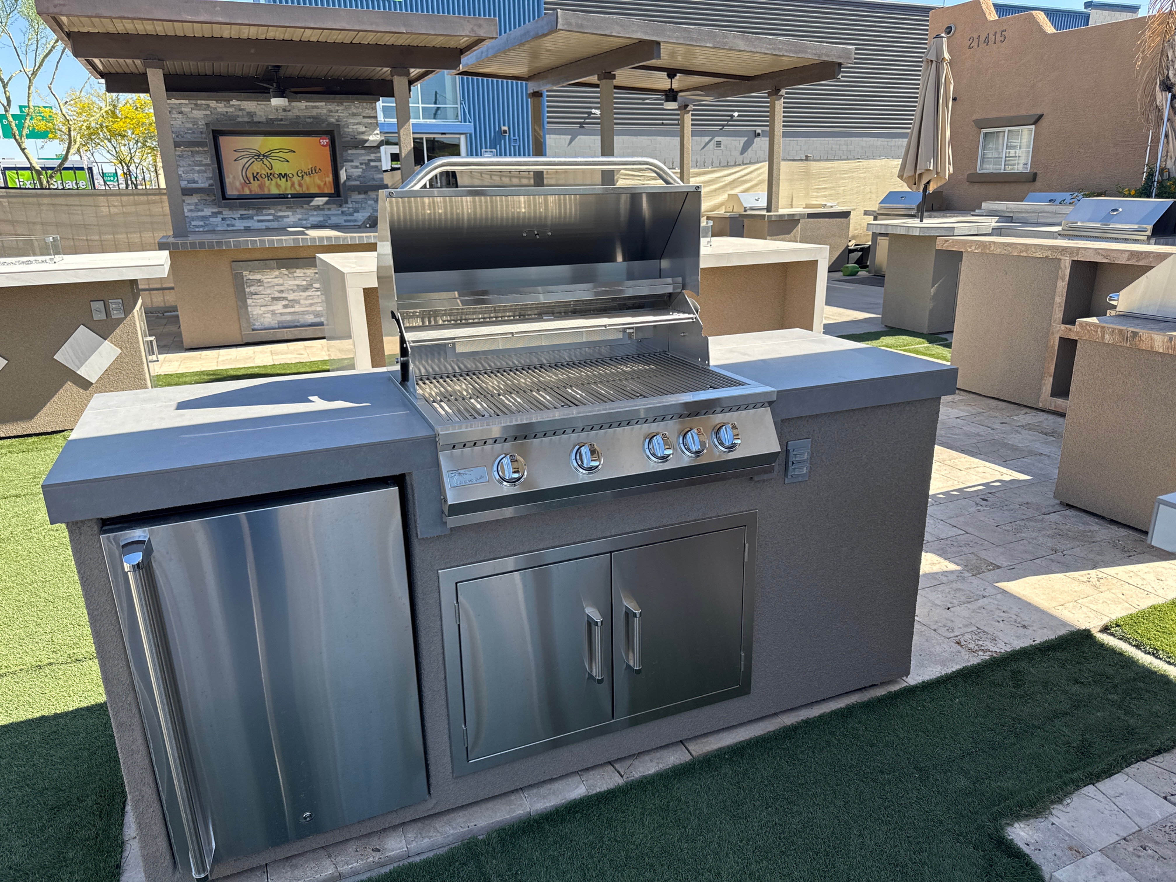 Kokomo Grills BBQ Island
