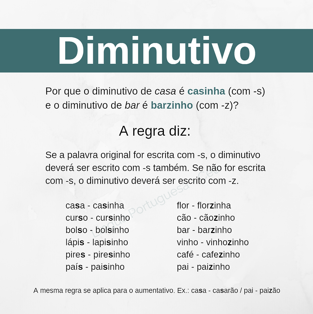 Qual é O Diminutivo De Rua - FDPLEARN