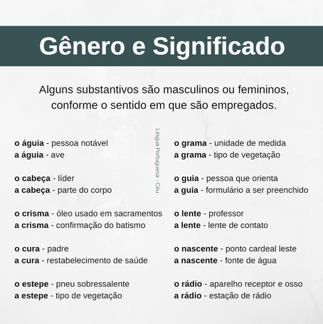 Quando o gênero define o significado