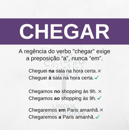 Chegar a ou chegar em?
