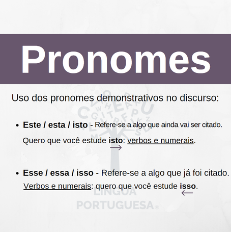Pronomes