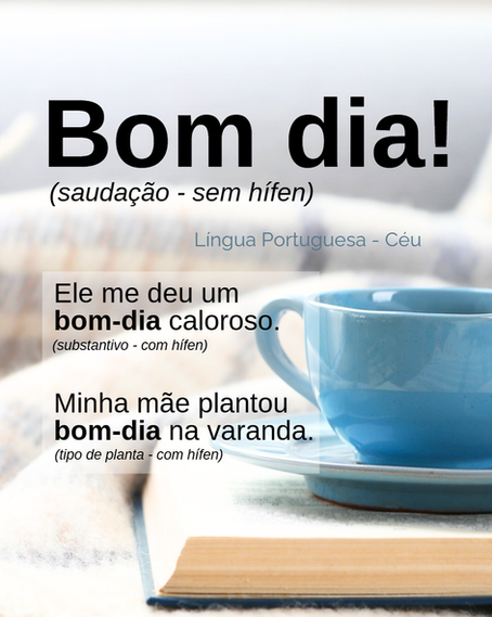 Bom dia a todos!