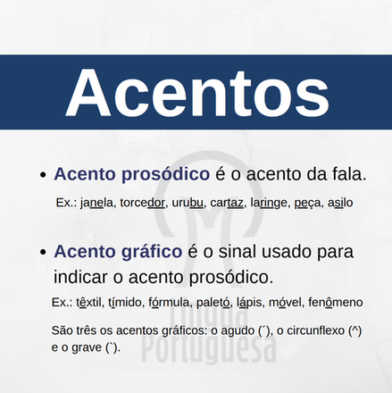 Acento prosódico e acento gráfico