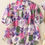 Miniatura: Blusa de botones con print de flores