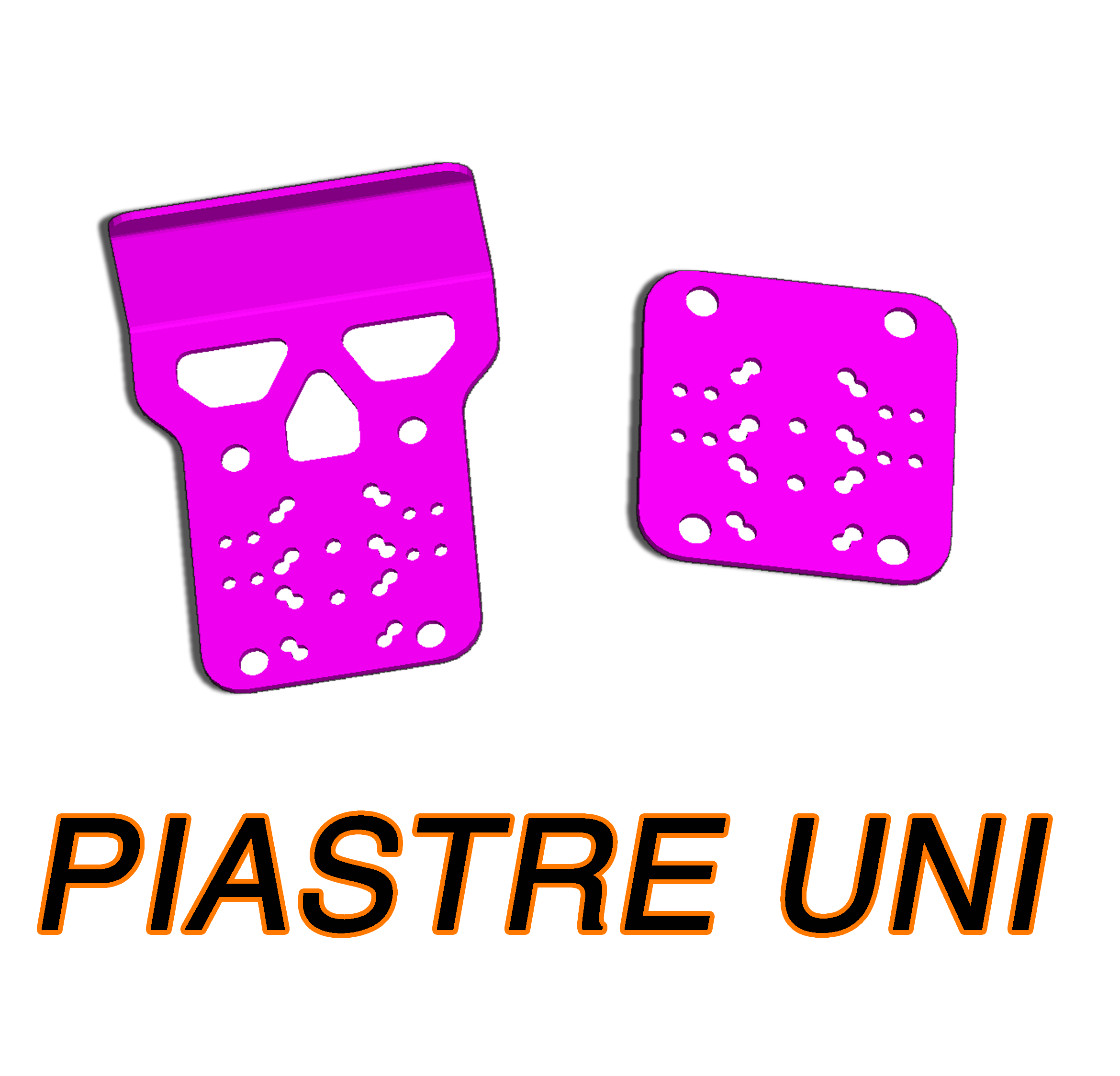 Piastra Universale di Navigazione SRT Torri Bracci Riser Crossbar