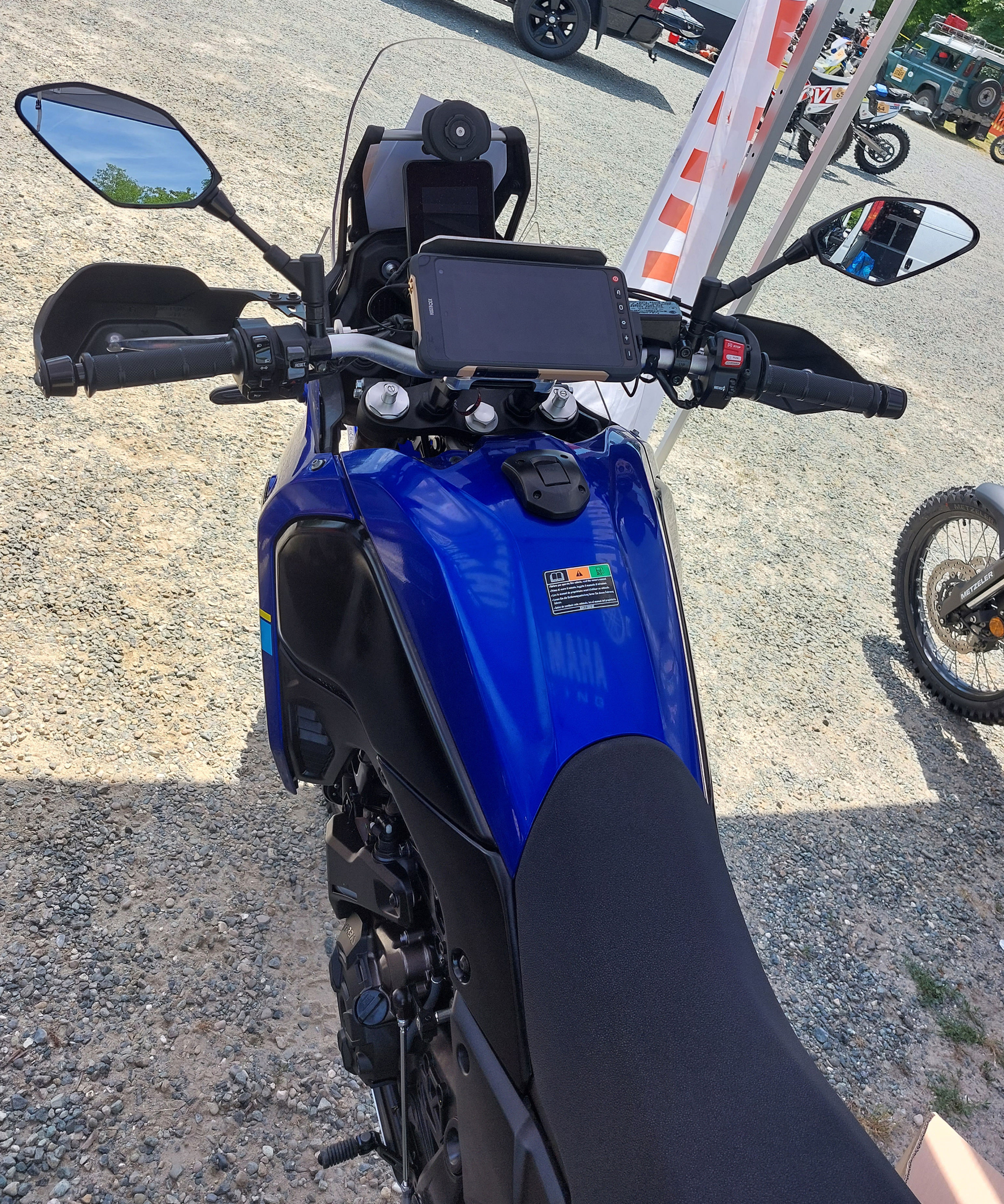 Hugerock X70 Riser Kit Montaggio Honda Yamaha Ktm Suzuki Kove Swm QJ Motor Moto Morini Triumph Bmw Ducati