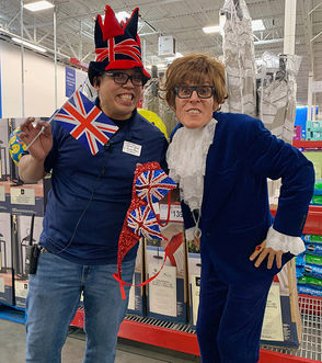 Austin Powers impersonator for birthday Las Vegas