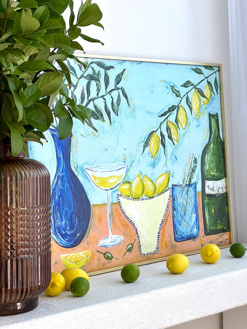 Thumbnail: DA PAOLINO TABLE print artwork by Brigitte Grant