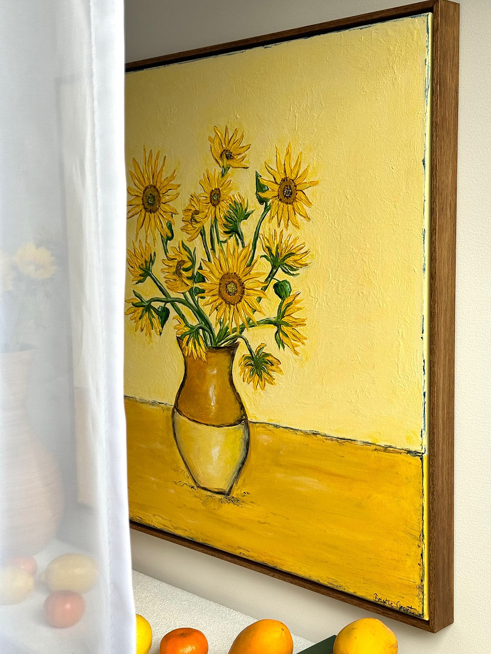 Thumbnail: An ode to Van Gogh sunflowers by Brigitte Grant