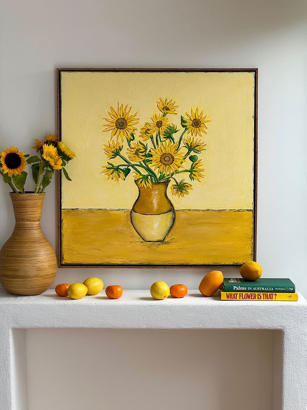 Thumbnail: An ode to Van Gogh sunflowers by Brigitte Grant