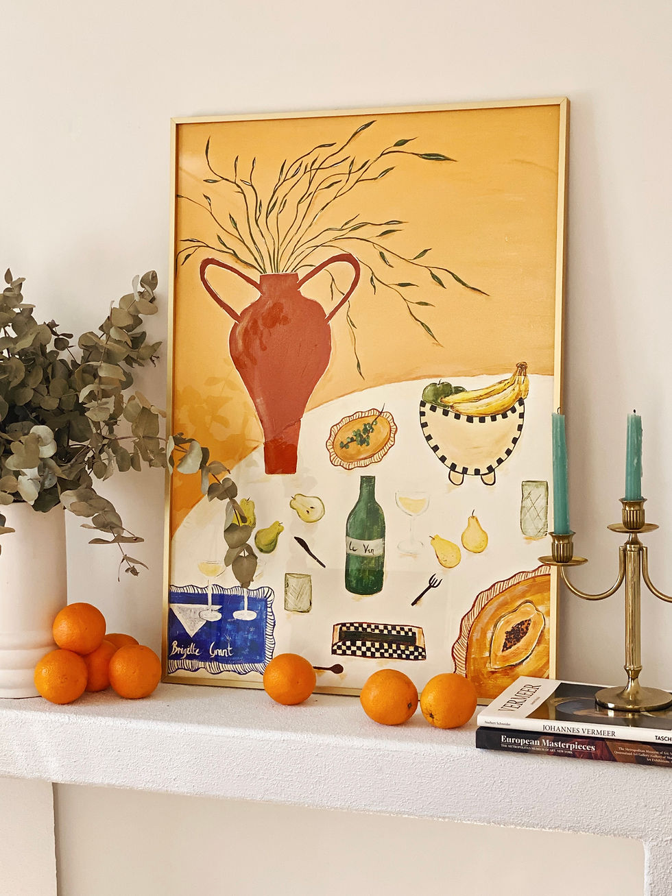 Thumbnail: LE VIN PRINT BY Brigitte grant