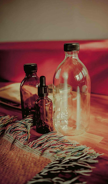 empty medicine bottles before the workshop