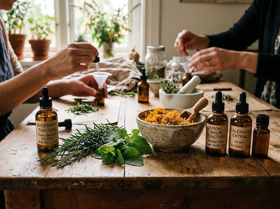 Plant Medicine Integration: Kitchen Herbalism and Achula Tincture making Workshop