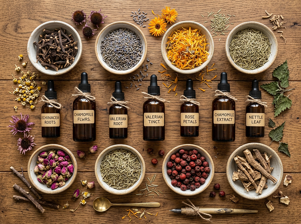 Kräuter online kaufen: Tinkturen, getrocknete Kräuter und Botanicals entdecken