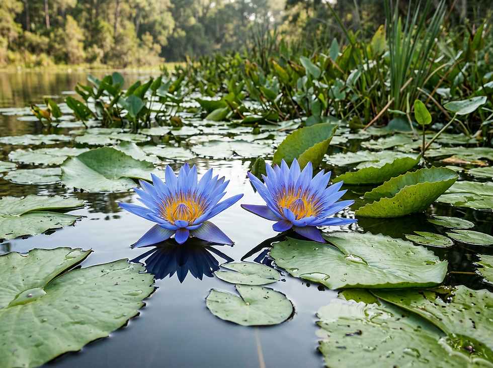 Loto Azul Nymphaea caerulea guía botánica, historia egipcia y cómo elegirlo