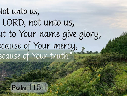 THE LORD DESERVES ALL GLORY