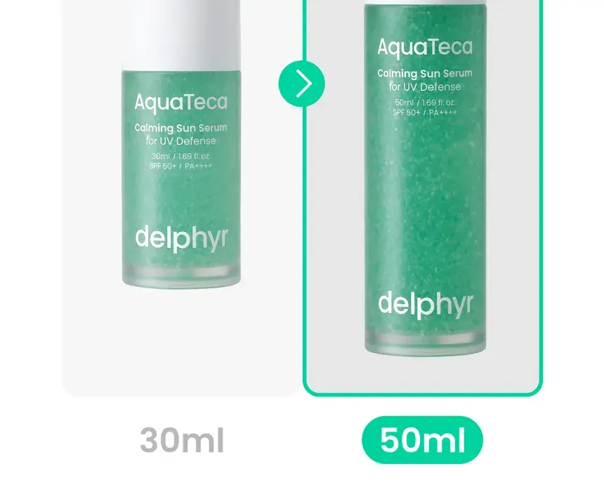 Miniatura: delphyr AquaTeca Calming Sun Serum Jumbo