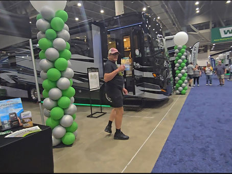 Mike discovering his 'dream' rig is at the Houston RV Show