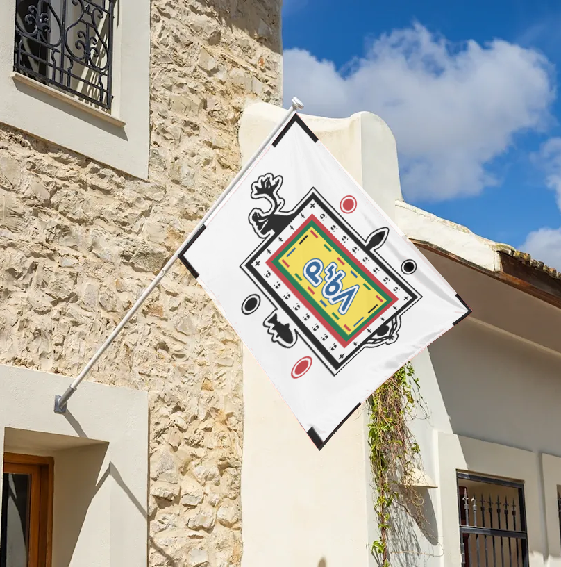 Naskapi / Kawawachikamach community flag with vivid, fade-resistant colors and reinforced grommet header