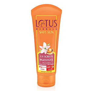 LOTUS SAFE SUN UV SCREEN MATTEGEL PA+ SPF-50 100G