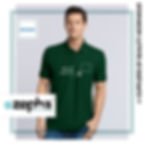 A picture showing a Gildan Polo shirt available personalised and customised by Zepha Clothing Stoke on Trent.