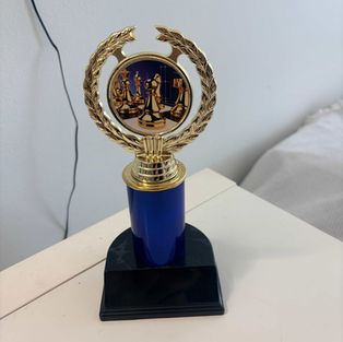 Trophy for 1st place in KG to Grade 3 at the 2026 Ontario School Chess Team Championship