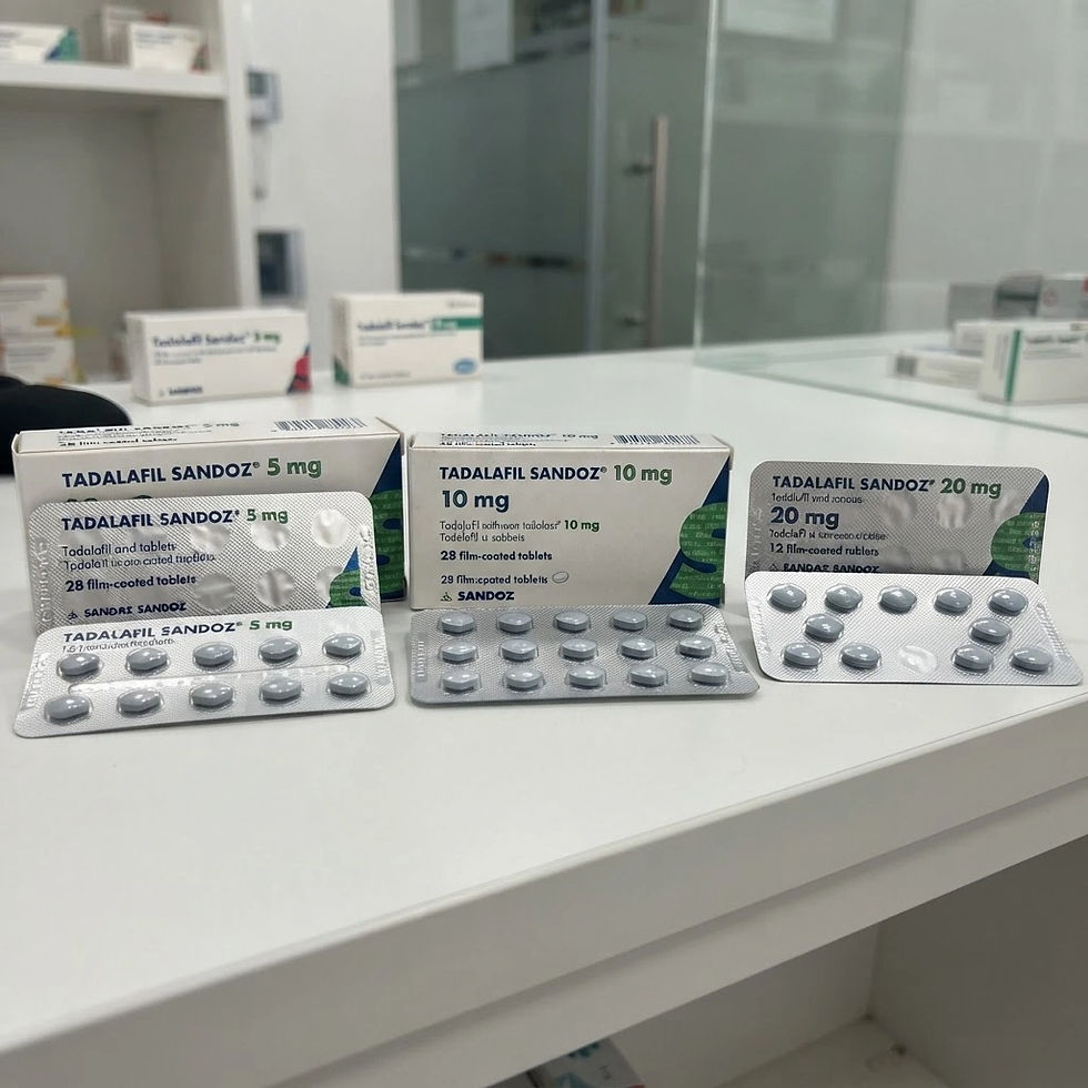 Tadalafil Sandoz 20 mg: Τιμή, Δοσολογία, Έκδοχα και Οδηγίες Χρήσης
