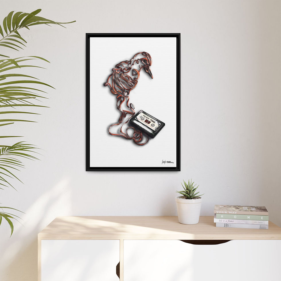 Thumbnail: FRAMED MATTE CANVAS: Glen Ko'ko'