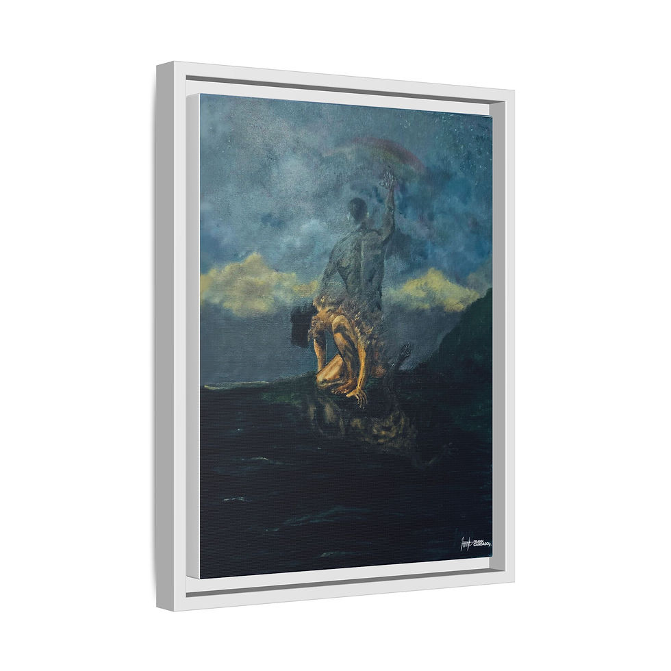 Thumbnail: FRAMED MATTE CANVAS: Puntan