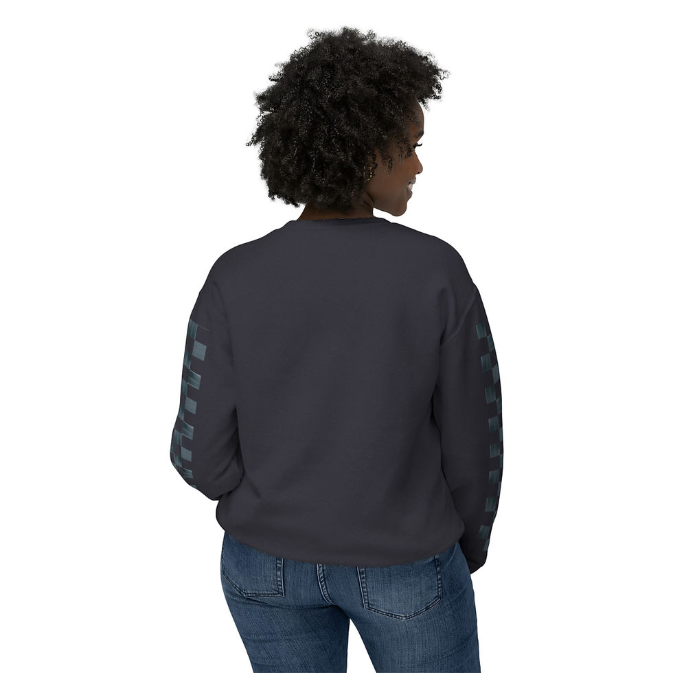 Thumbnail: Woven Unisex Lightweight Crewneck Sweatshirt