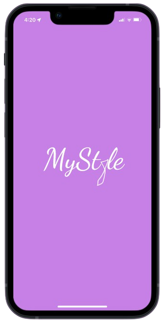 An app home screen.