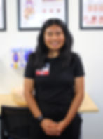 Physical Therapy Youth Apprentice (YA) Carina Caspar at UW Health's training facility.