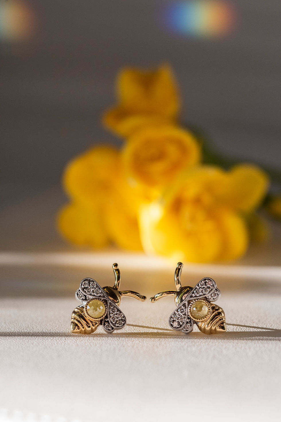 Thumbnail: Bumble Bee Studs