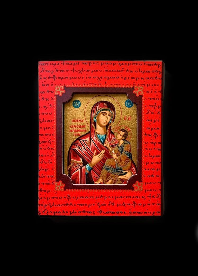 Miniatura: Icona Madonna Odigitria