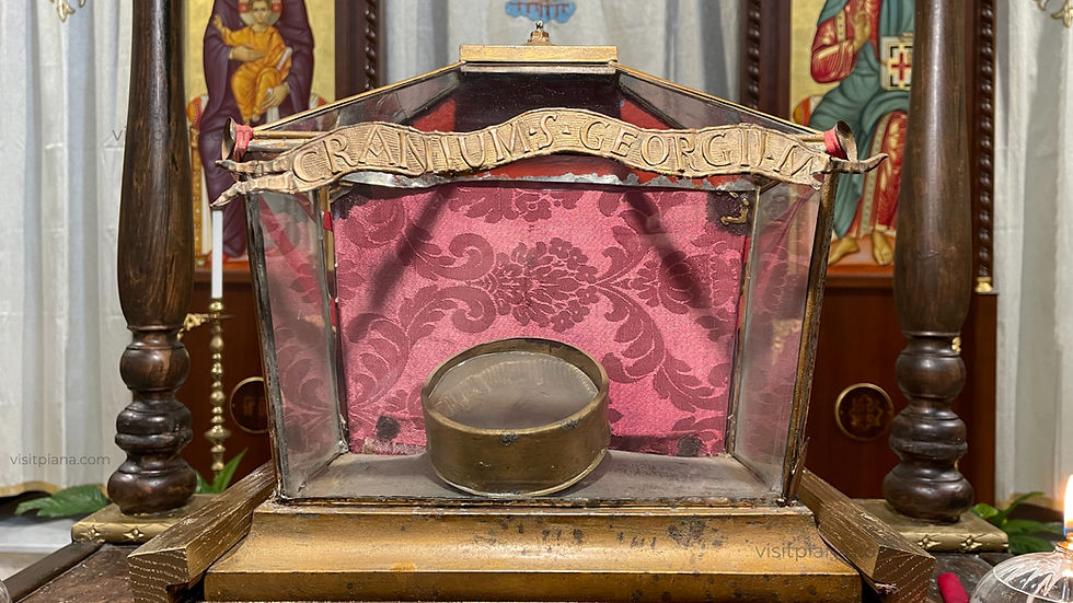 Reliquia cranio San Giorgio